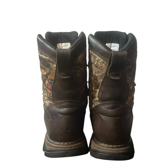 DANNER Men's Pronghorn 8" Leather Real Tree Insulated Hunting Boots Size 12 EE - Picture 4 of 9